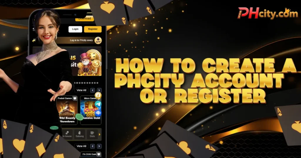 phcity account (register) how to create an account.