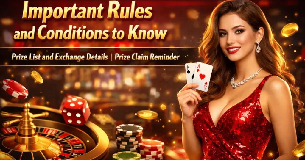 Important Rules and Conditions to Know