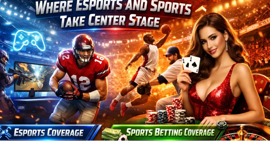 Where Esports and Sports Take Center Stage